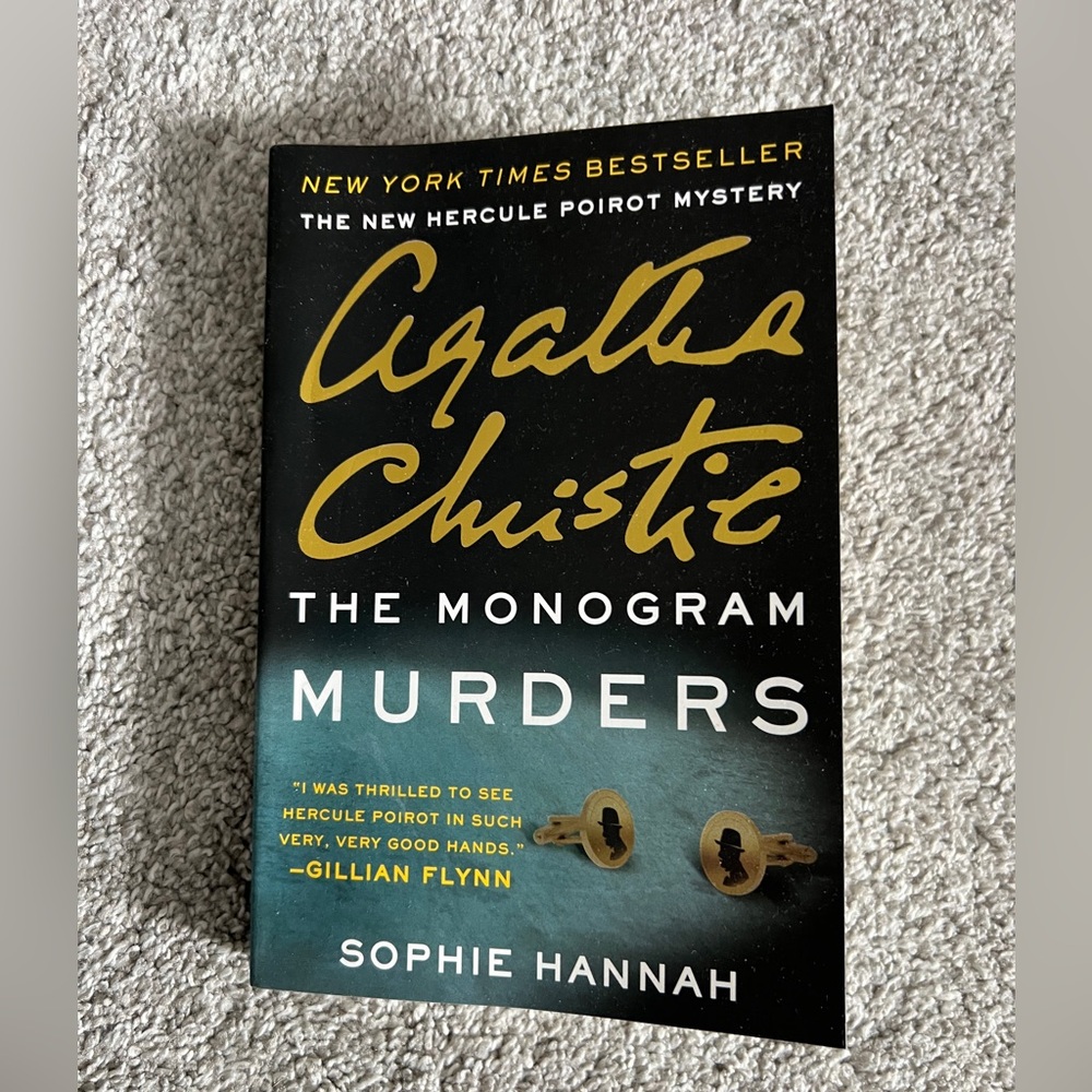 📖📚 NEW! THE MONOGRAM MURDERS BOOK